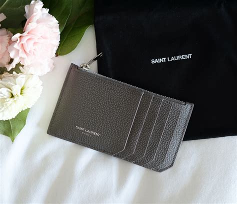 ysl grey card holder|ysl card holder australia.